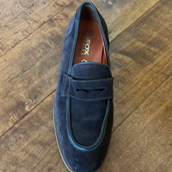 Geox Men's Respira suede Brown Size 7 Shoes Italian Patent - Picture 5 of 14